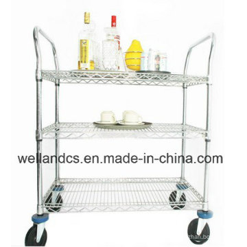 Restaurante Hotel Metal Bar Trolley (HD244836A3CW)